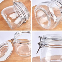 Zibo Hermetic 6502 500ml Glass Storage Jar +"O"