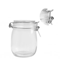 Zibo Hermetic 6504 1000ml Glass Storage Jar + "O"