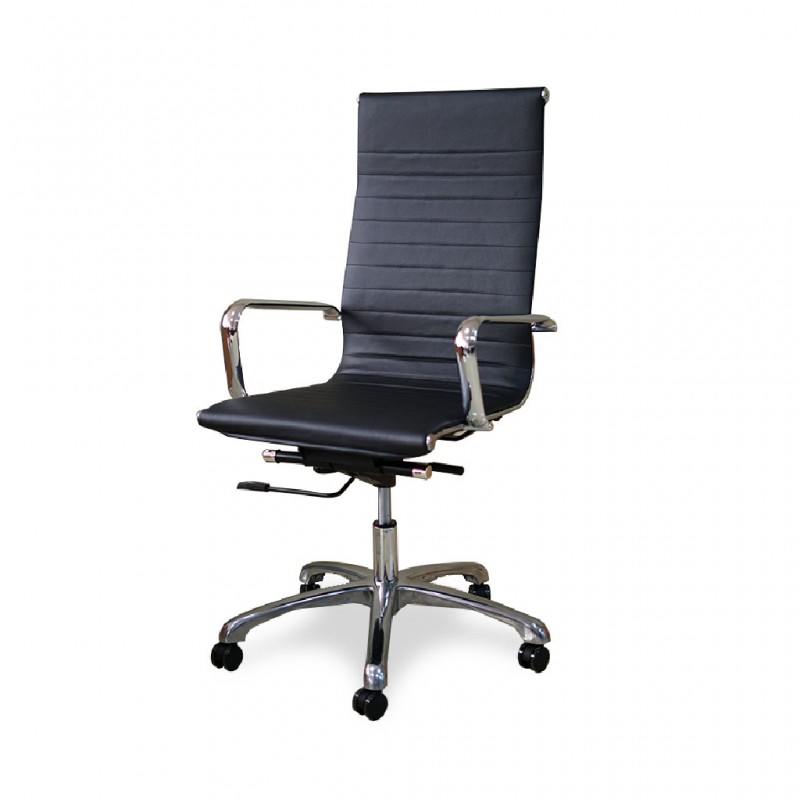 Fresco High Back Office Chair Executive Semi Leather Model ALU 01 Fresco High Back Office Chair Executive Semi Leather Model ALU 01