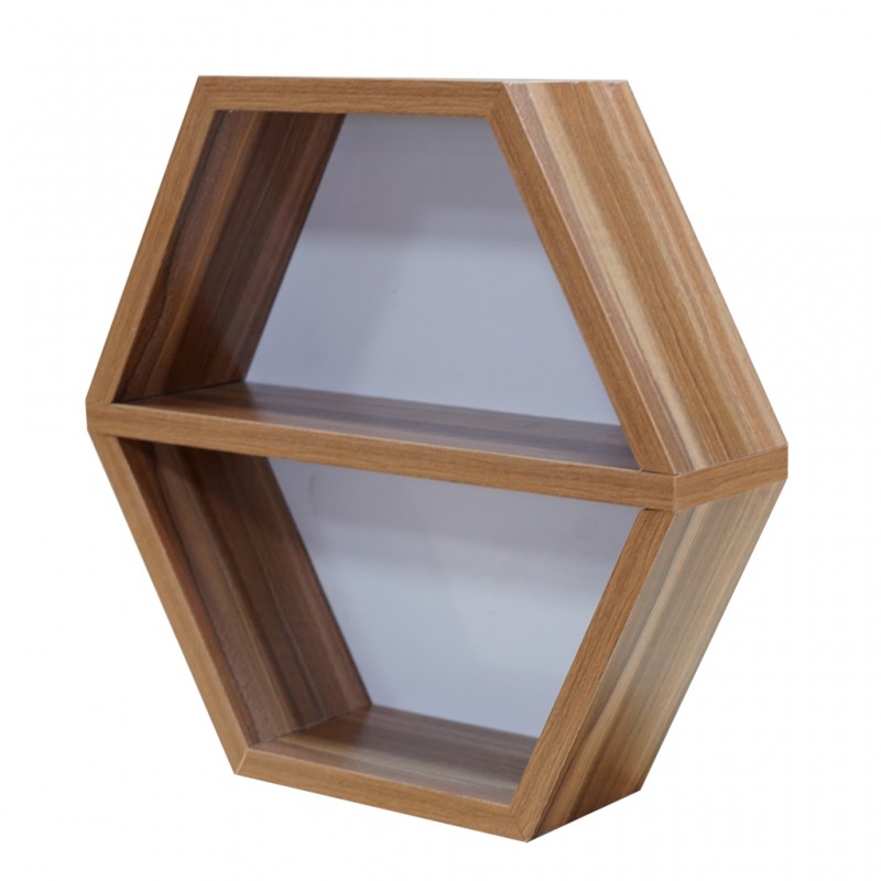 Hexagon Wall Shelf Melamine MDF Ref FC210