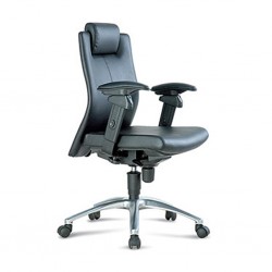 Executive Medium Back Chair FE03L Semi Leather