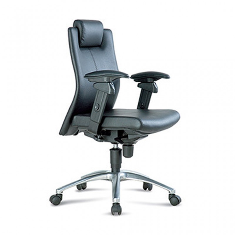 Executive Medium Back Chair FE03L Semi Leather