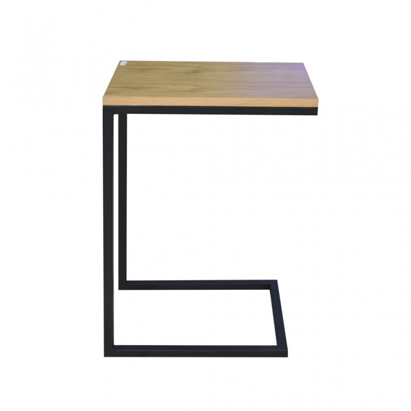 Adria Side Table MDF Oak Finish Adria Side Table MDF Oak Finish