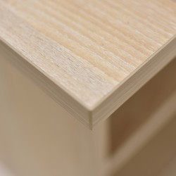 Neo Bedside Table Oak MDF