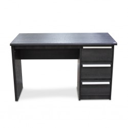 Graffic Office Table Melamine Ebony Oak