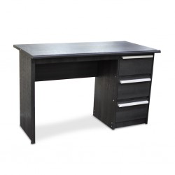 Graffic Office Table Melamine Ebony Oak