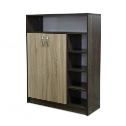 Shoerack 2 Door With Side Shelf