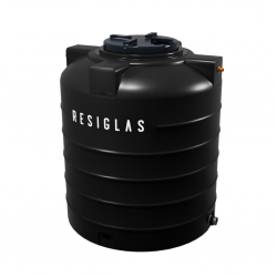 Resiglas 2000 Lts Polychrome Water Tank Black Night