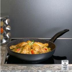 Stoneline WX 6587 28cm Stewing Pan+WX 8094 Lid"O"