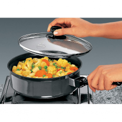 Futura Q92 3.25L 24cm N.Stick Saute Pan Glass Lid