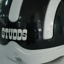 Studds Nano 560 White/Black Helmet 06678