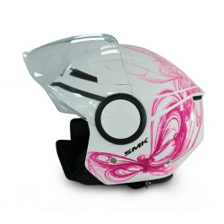 SMK Streem GL190 G/White Fantasy helmet 06674