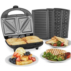 Sharp KZ-SU14-W3 3in1 4 Slice Sandwich Maker