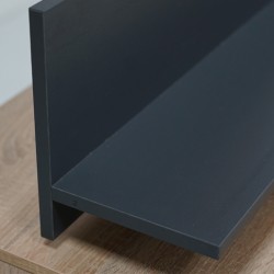 Covina Wall Shelf Anthracite Color