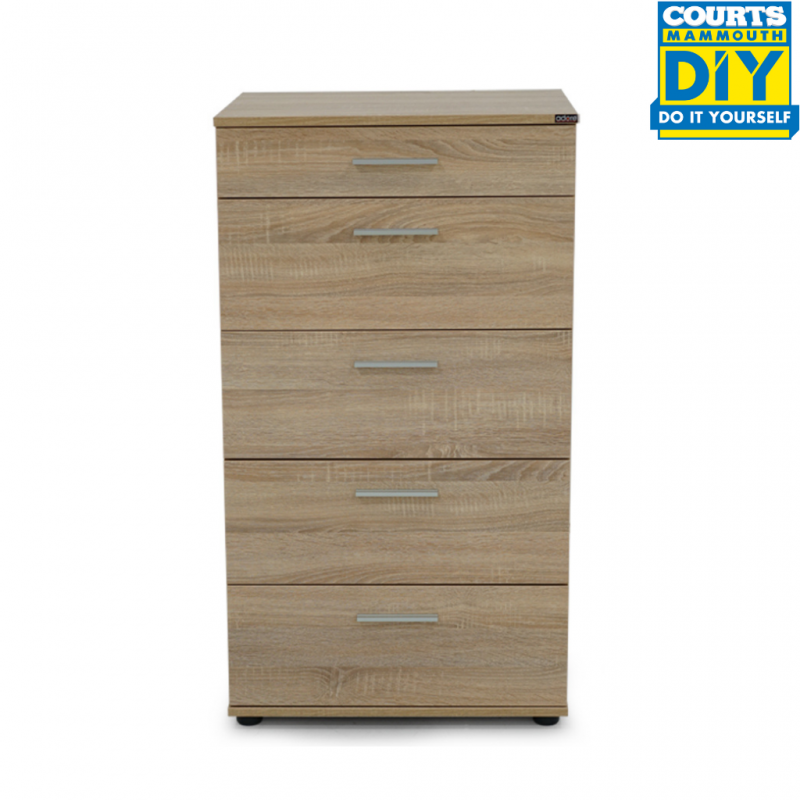 Sanford Chest of 5 Drawers Sonoma Sanford Chest of 5 Drawers Sonoma