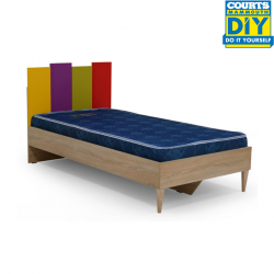 Appleton Bed 100x200 cm Sonoma & Mixed Colors