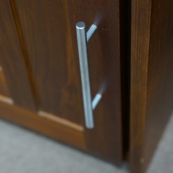 Samantha Night Table Pine Dark Oak