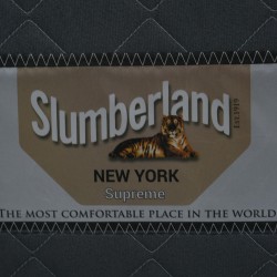 Slumberland New York Supreme Single 90x190 cm Silver Border and white Aloe