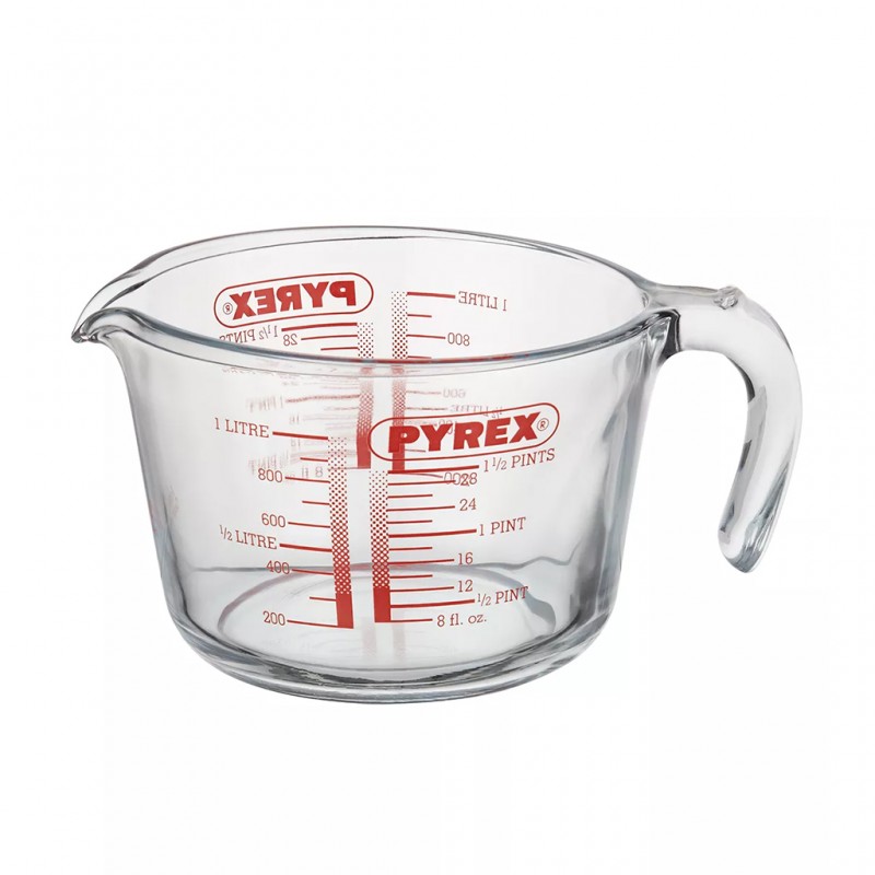 Pyrex Glass 1L Measuring Jug "O"