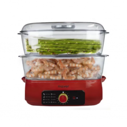 Mayer MMFS28 28L Red Food Steamer