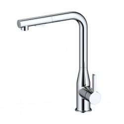 Aquavit Kitchen Single lever Pull Out Mixer Chrome ATKF1113CH