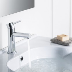 Aquavit Single Lever Basin Mixer, Chrome - AT090211CH