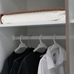 Malone Wardrobe 4 Doors MDF Grey & Cappucino