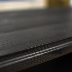 Clio Low TV Cabinet Melamine Ebony Oak
