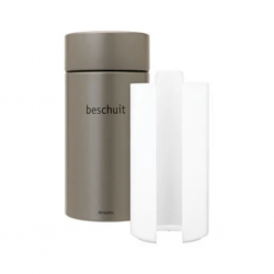 Brabantia 312380 1.7L 'Beschuit' Platinum Canister 10YW "O"