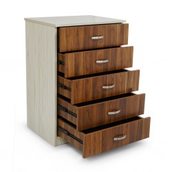 Tripoli Chest of Drawers MDF Kiaat and Creamywood