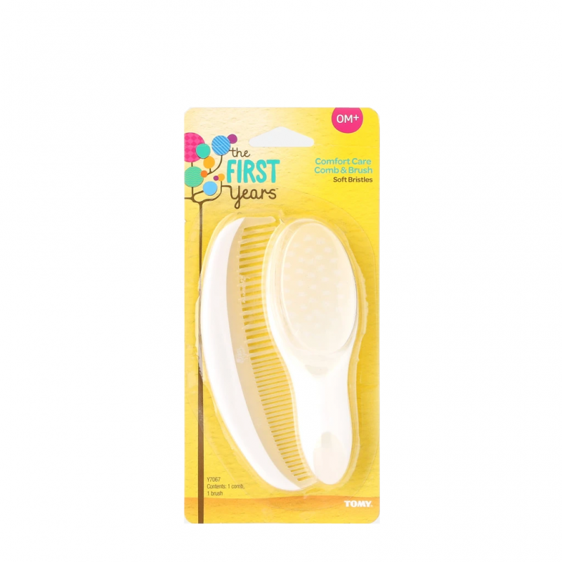 First Years Comfort Care Comb & Brush Y7067 0M+