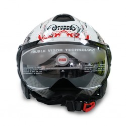 Studds Downtown D1 White N2 06980 Helmet