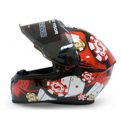 Studds Thunder With Graphics D6 06974 Helmet