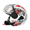 Studds Downtown D1 White N2 06980 Helmet