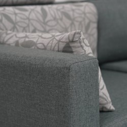 Picasso Sofa Corner Grey Fabric