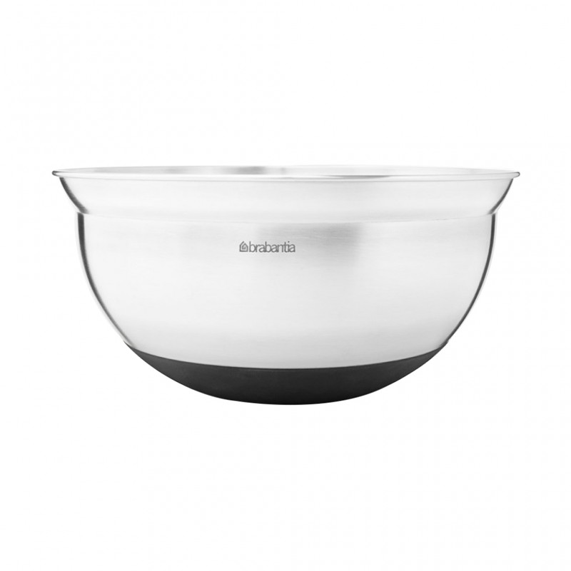 Brabantia 363863 3L Matt Steel/Black Mixing Bowl 5YW "O"