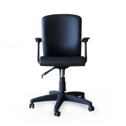 Mimosa Office Chair With Armrest TK20 Semi Leather