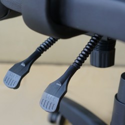 Mimosa Office Chair With Armrest TK20 Semi Leather
