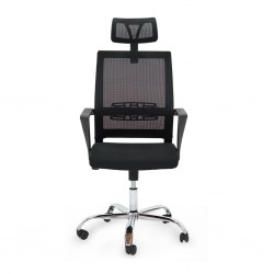 Cyrus High Back Office Chair Full Black Color