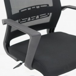 Cyrus High Back Office Chair Full Black Color