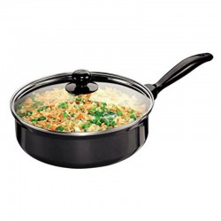 Futura Q92 3.25L 24cm N.Stick Saute Pan Glass Lid