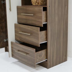 Viena Wardrobe 2 Drs+Dresser+Mirror Particle Board