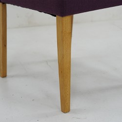 Davin Dining Chair Natural/Violet Color