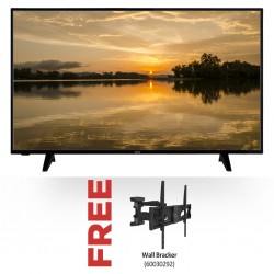 Myros DSU-559000AP 55” 4K Smart TV & Free Myros MYWBR519 Tilting Wall Mount for 37" to 70"