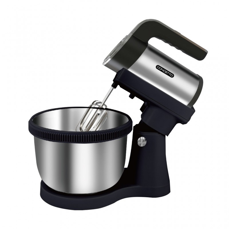 Concetto CEB-960A 4L Hand Mixer With Stand & S/Steel Bowl Concetto CEB-960A 4L Hand Mixer With Stand & S/Steel Bowl