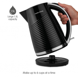 Morphy Richards 108266 Dune 1.5L Black Jug Kettle Plastic
