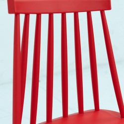 Cristela Dining Chair Red Color