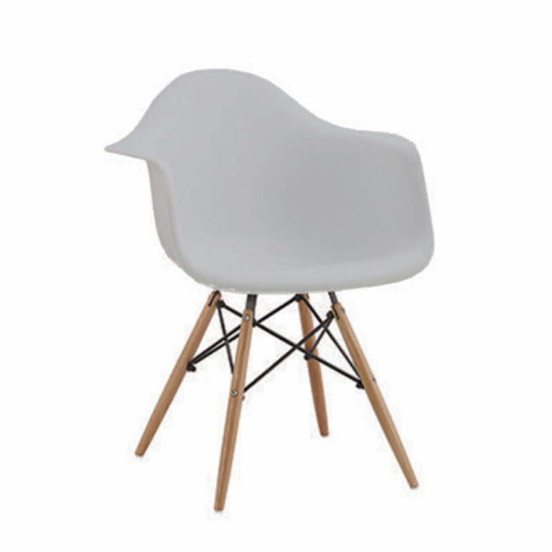 Stacking Chair COUXL815 Grey Plastic