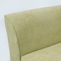 Bella Sofa Corner + Ottoman Lime Col Fabrics