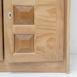 Sky Wall Unit 8 Doors + 1 Drawers Pine Finish Oak
